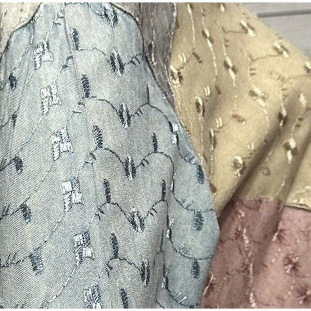 Sacred Threads Patchwork Blouse - image 5